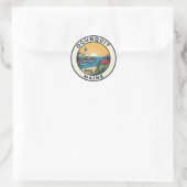 Maine Ogunquit Reizen Ronde Sticker (Tas)