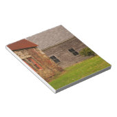 Maine, Old stone Building en houten schuur in Notitieblok (Schuin)
