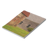 Maine, Old stone Building en houten schuur in Notitieblok (Linkerzijde)