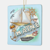 Maine-ornament Keramisch Ornament (Links)