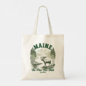 Maine Outdoor Adventure Landscape Tote Bag (Achterkant)