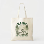 Maine Outdoor Adventure Landscape Tote Bag (Voorkant)