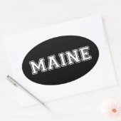 Maine Ovale Sticker (Envelop)