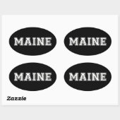 Maine Ovale Sticker (Vel)