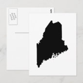 Maine-overzicht Briefkaart (Voorkant / Achterkant)