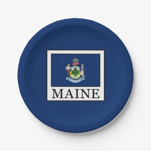Maine Papieren Bordje (Voorkant)