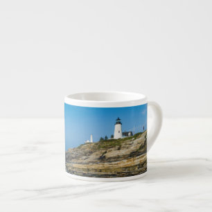 Maine, Pemaquid Point, Pemaquid Point Lighthouse Espresso Kop