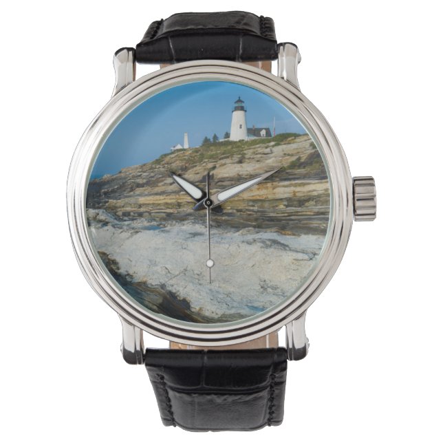 Maine, Pemaquid Point, Pemaquid Point Lighthouse Horloge (Voorkant)