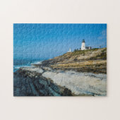 Maine, Pemaquid Point, Pemaquid Point Lighthouse Legpuzzel (Horizontaal)
