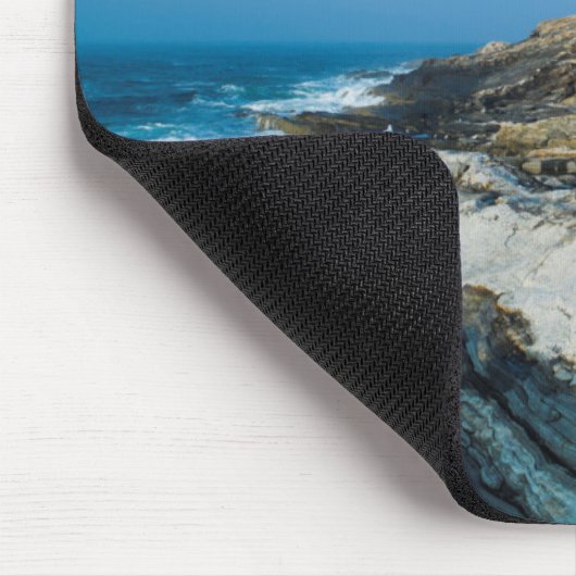 Maine, Pemaquid Point, Pemaquid Point Lighthouse Muismat (Hoek)