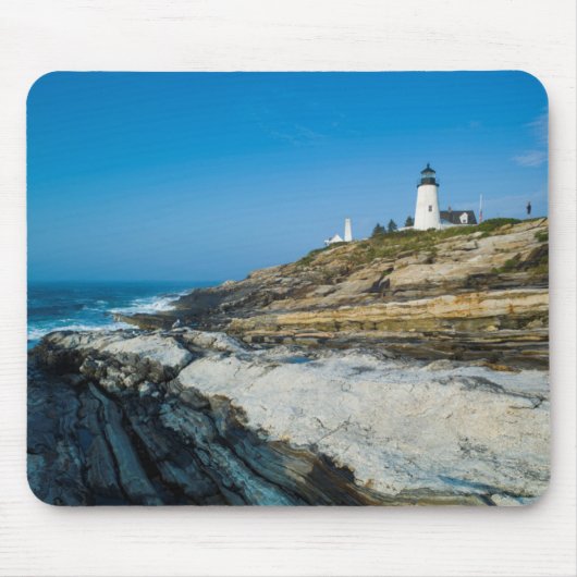 Maine, Pemaquid Point, Pemaquid Point Lighthouse Muismat (Voorkant)