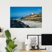 Maine, Pemaquid Point, Pemaquid Point Lighthouse Poster (Thuiskantoor)