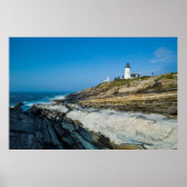Maine, Pemaquid Point, Pemaquid Point Lighthouse Poster (Voorkant)