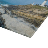 Maine, Pemaquid Point, Pemaquid Point Lighthouse Snijplank (Hoek)