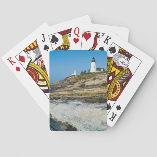 Maine, Pemaquid Point, Pemaquid Point Lighthouse Speelkaarten (Achterkant)