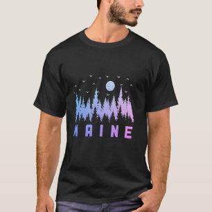 Maine Pine Tree Pride State Natuur Lover Forest Hi T-shirt
