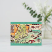 Maine - Pine Tree State Ansichtkaart Briefkaart (Staand voorkant)