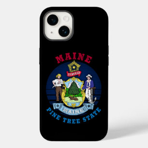MAINE PINE TREE STATE FLAG Case-Mate iPhone 14 HOESJE