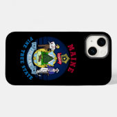 MAINE PINE TREE STATE FLAG Case-Mate iPhone CASE (Achterkant (horizontaal))