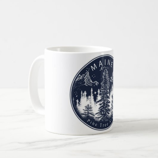 Maine - Pine Tree State Mok (Voorkant links)