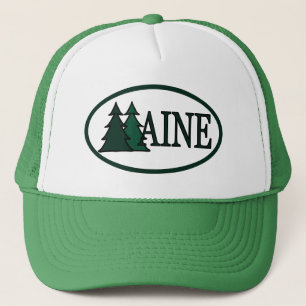 Maine Pine Trees II Trucker Pet
