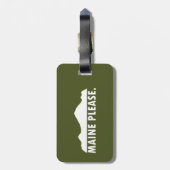 Maine Please Bagagelabel (Achterkant verticaal)