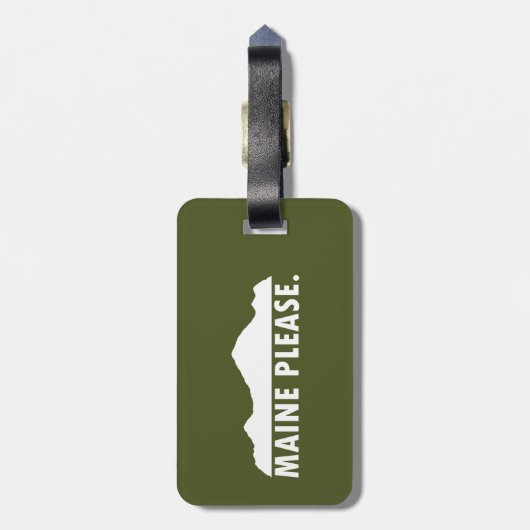 Maine Please Bagagelabel (Achterkant verticaal)