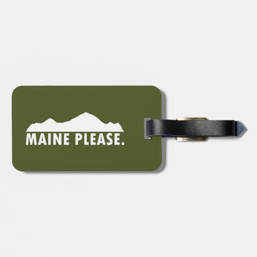 Maine Please Bagagelabel (Achterkant horizontaal)