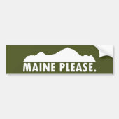Maine Please Bumpersticker (Voorkant)