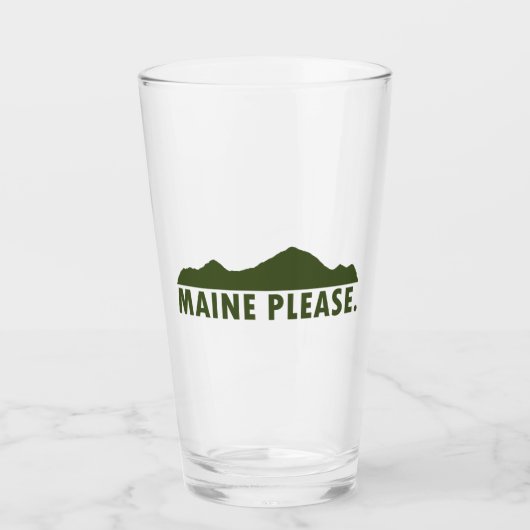 Maine Please Glas (Voorkant)