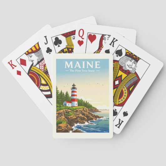  Maine Pokerkaarten (Achterkant)