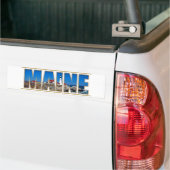 Maine Portland Head Lighthouse Afbeelding Tekst Bumpersticker (Op Truck)