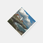 Maine Portland Head Lighthouse Foto Servet (Hoek)