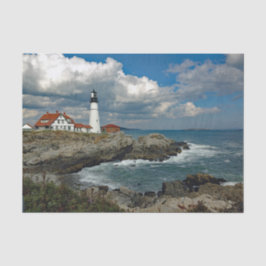 Maine Portland Head Lighthouse Foto Tissuepapier