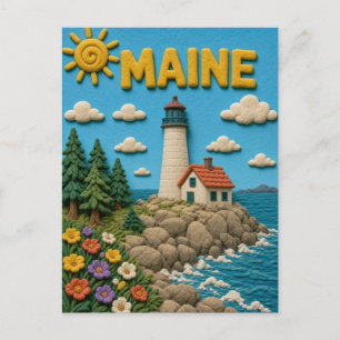 Maine Portland Head Modern KLAYKOO Briefkaart