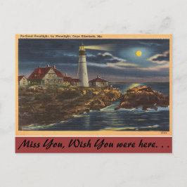 Maine, Portland Headlight, Cape Elisabeth Briefkaart