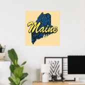 Maine Poster (Thuiskantoor)