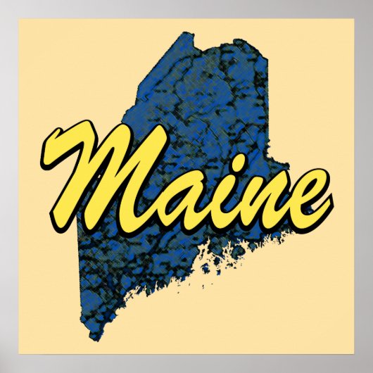 Maine Poster (Voorkant)