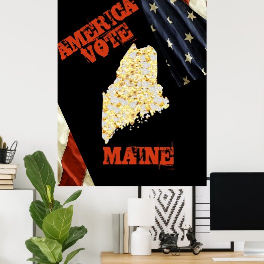 MAINE POSTER (Thuiskantoor)
