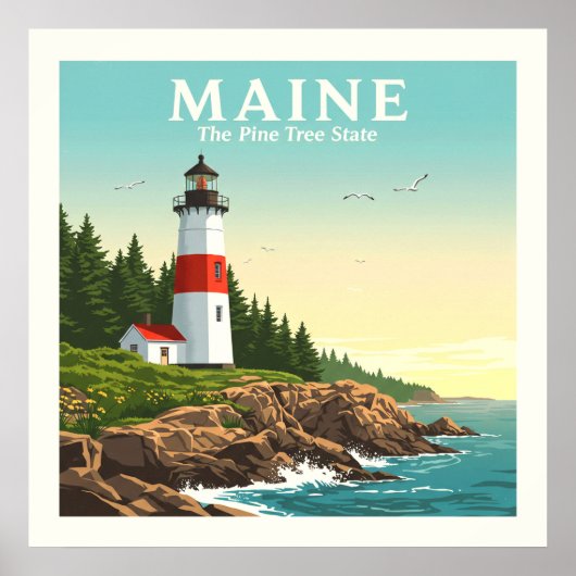  Maine Poster (Voorkant)