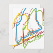 maine pride blur kaart (Voorkant / Achterkant)