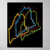 maine pride blur poster (Voorkant)