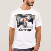 Maine Puffins "ah-yup" T-shirt (Voorkant)
