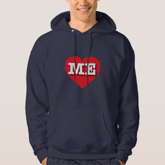 Maine Red Heart - Ik hou van me Hoodie (Voorkant)