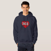 Maine Red Heart - Ik hou van me Hoodie (Voorkant volledig)