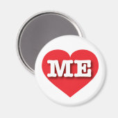 Maine Red Heart - Ik hou van me Magneet (Voorkant / Achterkant)