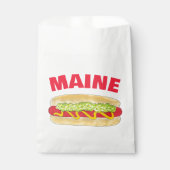 Maine Red Snapper Hotdog Portland ME Food Cookout Bedankzakje (Voorkant)