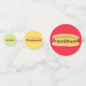 Maine Red Snapper Hotdog Portland ME Food Cookout Confetti (Voorkanten)