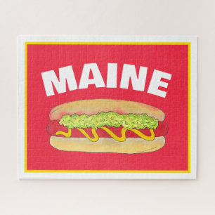 Maine Red Snapper Hotdog Portland ME Food Cookout Legpuzzel