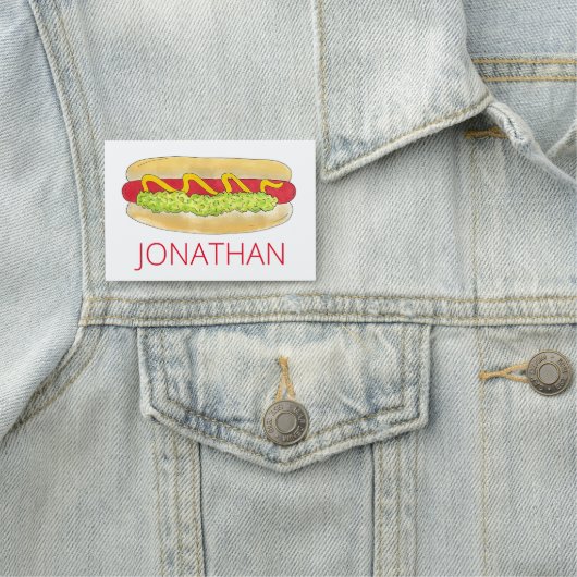 Maine Red Snapper Hotdog Portland ME Food Cookout Naamplaatje (In situ)